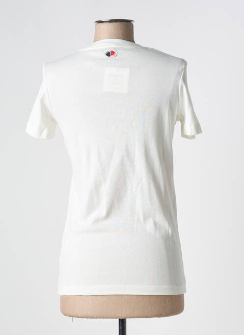 Tricou serigrafie mâneci scurte bej LA PETITE FRANCAISE femme