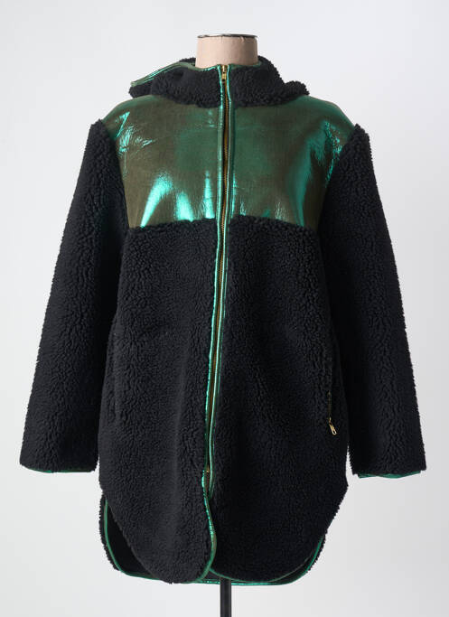 Palton lung negru WILD femeie