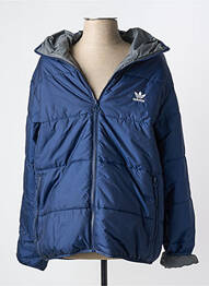 Geacă matlasată mâneci lungi cu glugă albastru ADIDAS homme