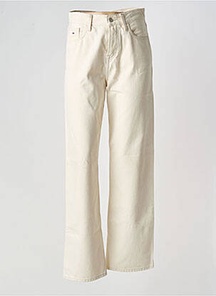 Blugi cu croială largă bej TOMMY HILFIGER femeie