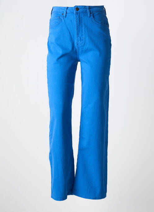 Blugi cu croială largă buzunare talie înaltă albastru PIECES femme