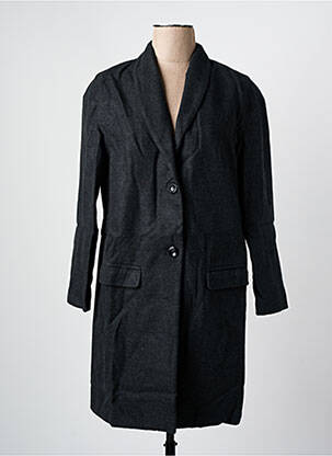 Palton lung gri ARELINE femeie