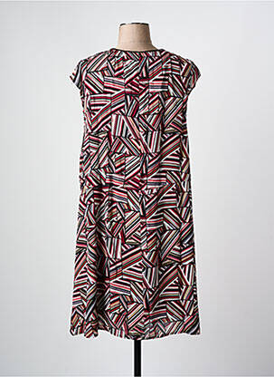 Rochie midi mâneci scurte mâneci scurte negru ARELINE femeie