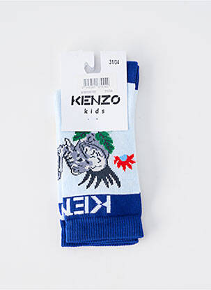 Șosete imprimeu fantezie albastru KENZO băiat