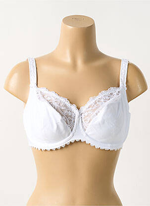Sutien efect material satinat alb ROSA FAIA femeie
