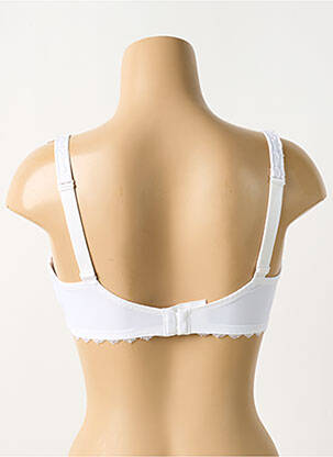 Sutien efect material satinat alb ROSA FAIA femeie
