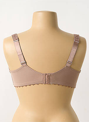 Sutien efect material satinat maro ROSA FAIA femeie