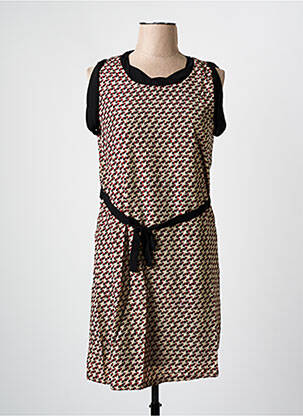 Rochie midi bej ARELINE femeie