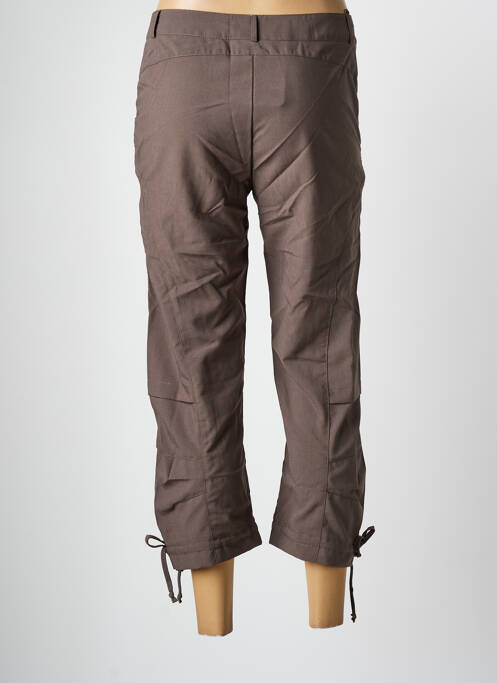 Pantalon trei sferturi maro ARELINE femeie