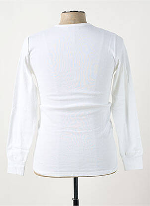 Tricou croială cambrată mâneci lungi alb ARMOR LUX bărbat