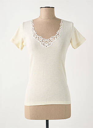 Top bej MORETTA femeie