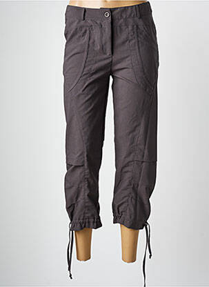 Pantalon trei sferturi gri ARELINE femeie