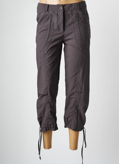 Pantalon trei sferturi gri ARELINE femeie