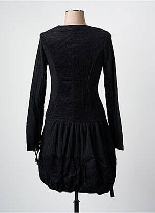 Rochie midi mâneci lungi mâneci lungi negru ARELINE femeie