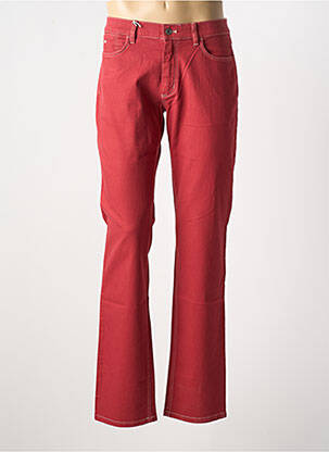 Blugi cu croială slim roșu BRUNO SAINT HILAIRE bărbat