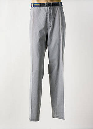 Pantalon chino țesătură poplin mărime normală gri M.E.N.S femeie