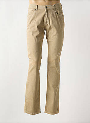 Blugi cu croială slim bej BRUNO SAINT HILAIRE bărbat