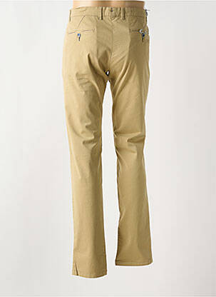 Pantalon chino țesătură poplin talie joasă bej BRUNO SAINT HILAIRE bărbat