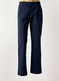 Pantalon chino țesătură poplin mărime normală albastru BRUNO SAINT HILAIRE homme