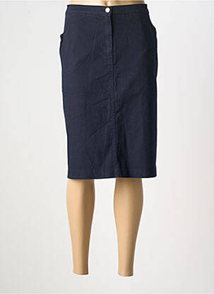 Fustă midi albastru MAURICE ABOT femeie