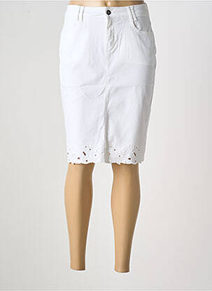 Fustă midi alb MERI & ESCA femeie