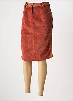 Fustă midi portocaliu MERI & ESCA femeie