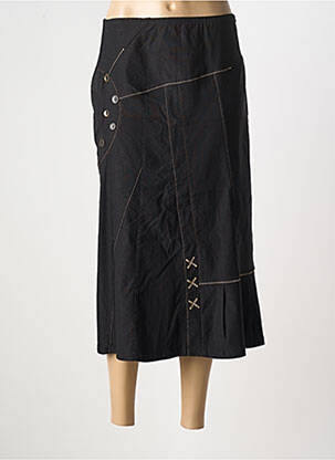 Fustă midi negru PAUSE CAFE femeie