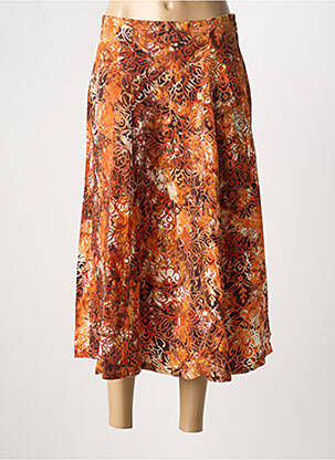 Fustă lungă portocaliu TANAWA femeie