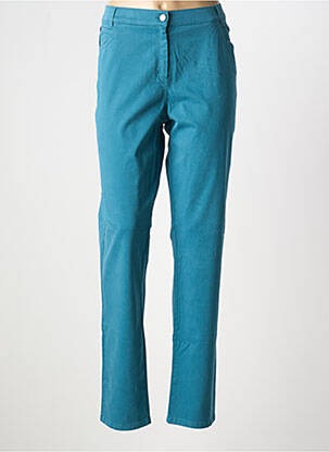 Pantalon slim albastru GUY DUBOUIS femeie