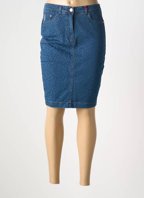 Fustă midi albastru JOCAVI femeie