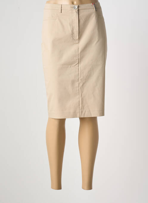 Fustă midi bej JOCAVI femeie