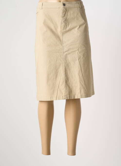 Fustă midi bej JENSEN femeie