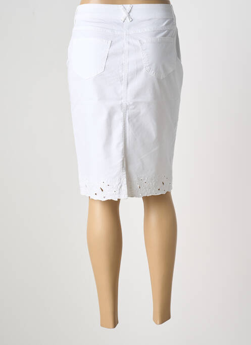 Fustă midi alb MERI & ESCA femeie