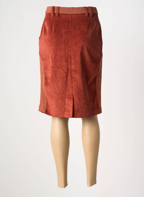 Fustă midi portocaliu MERI & ESCA femeie