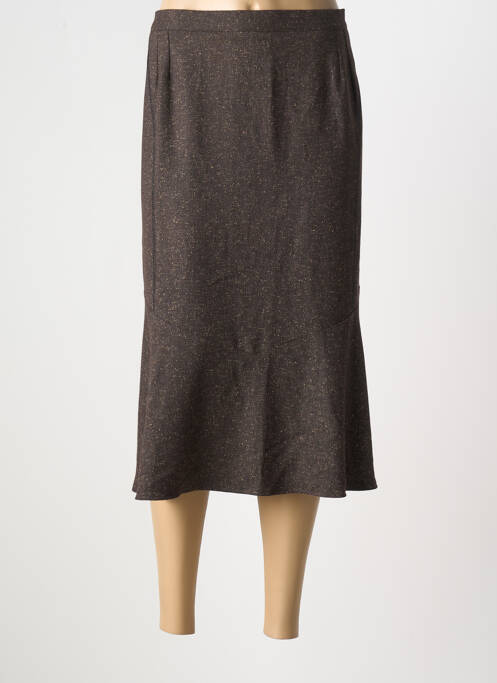 Fustă midi maro GEVANA femeie