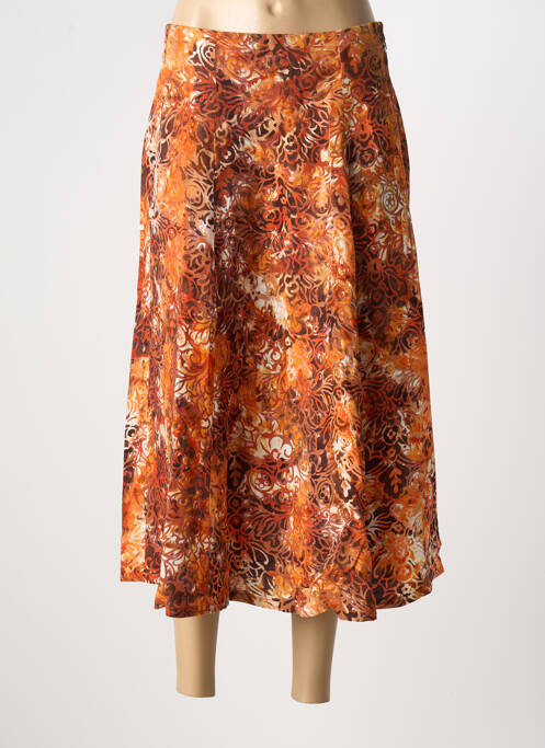 Fustă lungă portocaliu TANAWA femeie