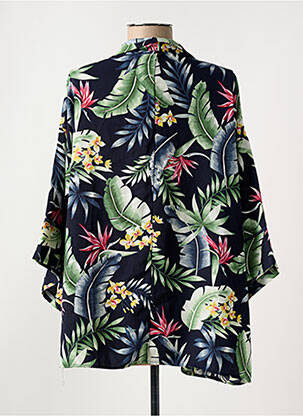Jachete kimono guler în v albastru SMASHED LEMON femeie