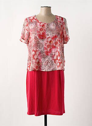 Rochie midi roșu GUY DUBOUIS femeie