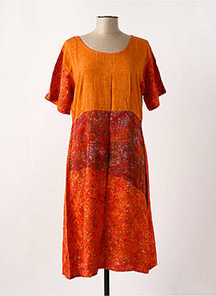 Rochie midi portocaliu C. BY BEA femeie