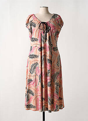 Rochie midi bej SIGNATURE femeie