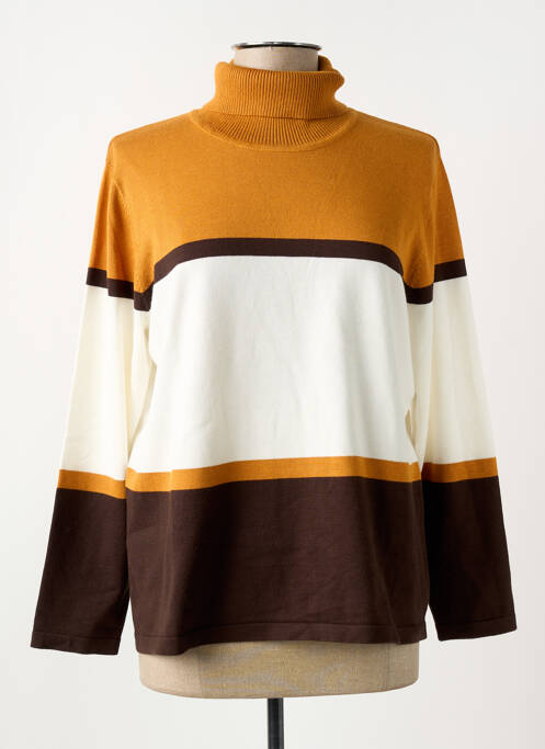 Pulover cu guler înalt galben MICHA femeie