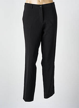 Pantalon chino broderie galoni laterali mărime normală negru LCDN femeie