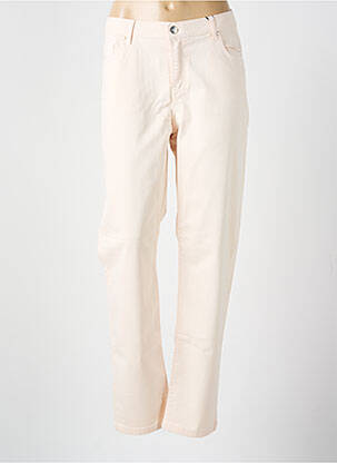 Pantalon slim țesătură poplin mărime normală roz VOTRE NOM femeie