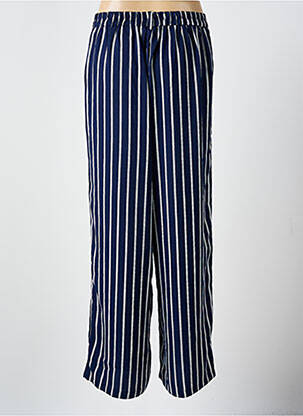 Pantalon larg țesătură crep mărime normală albastru SMASHED LEMON femeie