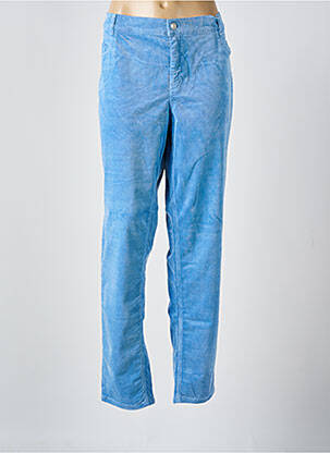 Pantalon drept elasticitate mărime normală albastru GARDEUR femeie