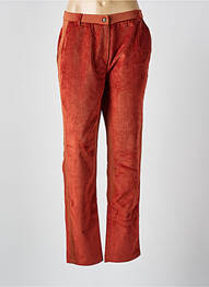 Pantalon drept elasticitate mărime normală portocaliu MERI & ESCA femme