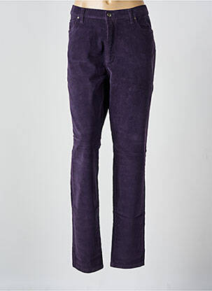 Pantalon slim elasticitate mărime normală violet LCDN femeie