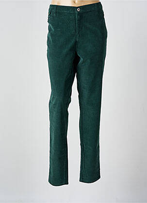 Pantalon slim elasticitate mărime normală verde WALTRON femeie