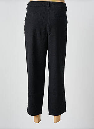 Pantalon 7/8 talie cu cleme mărime normală negru GARDEUR femeie