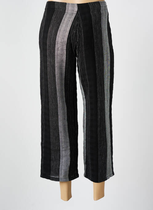 Pantalon 7/8 talie înaltă talie înaltă negru QUATTRO femme